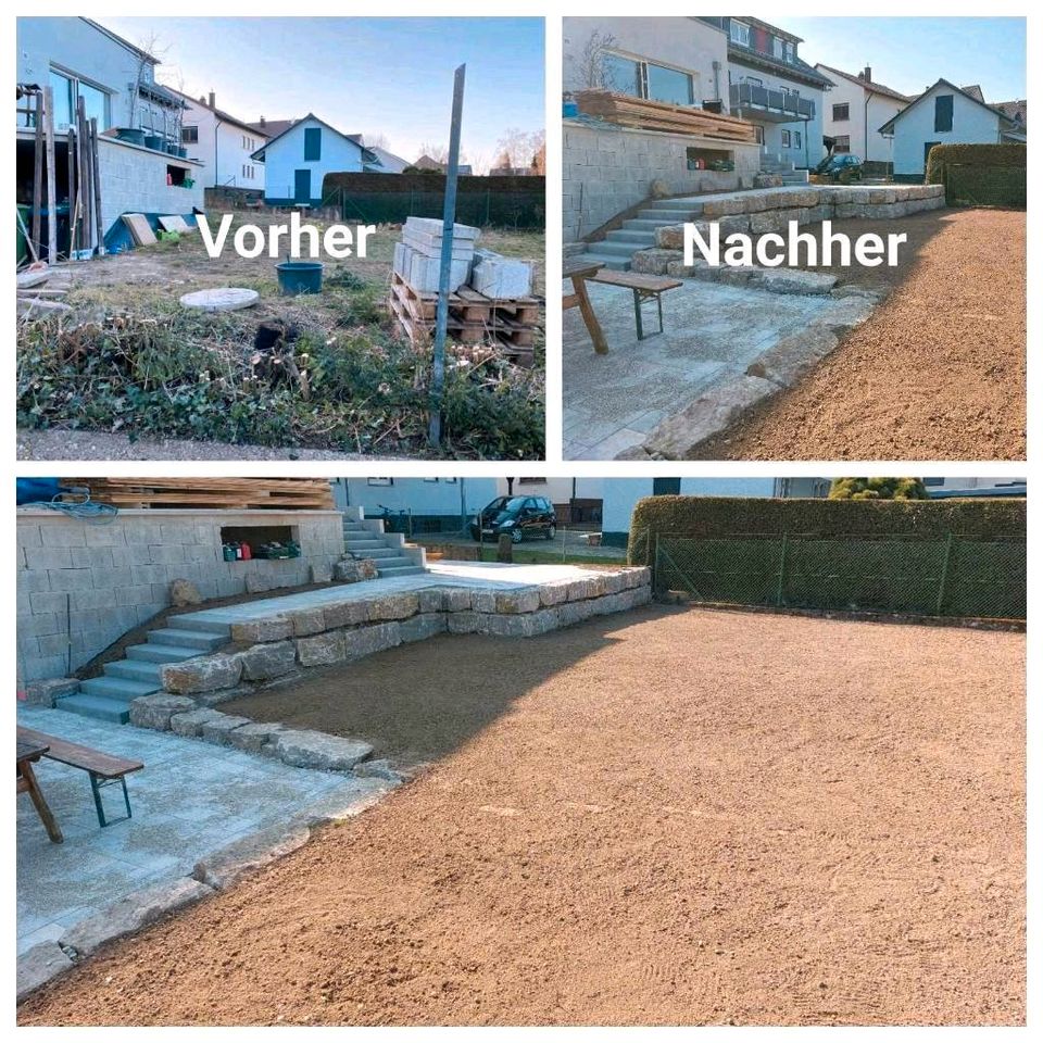 Garten/Pflaster/Gartenpflege/Baumfällarbeiten/Zaunbau in Tiefenbronn