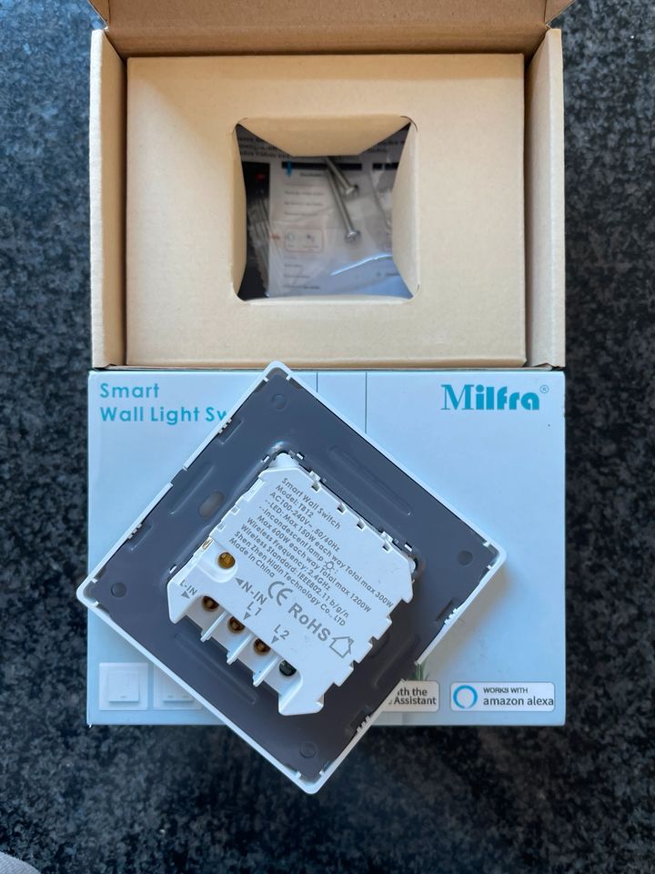 Milfra Wifi Clever Licht Schalter WLAN Alexa/Google OVP in Eschborn