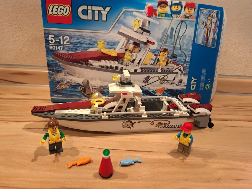 Lego Angeljacht 60147 Schiff Boot in Pfaffenhausen