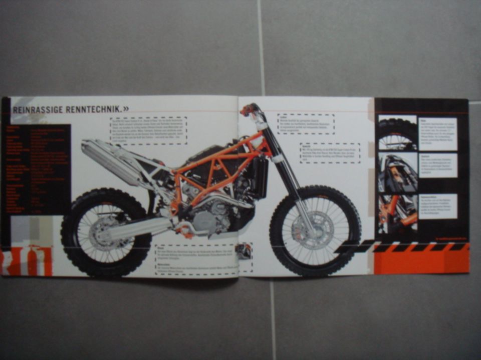 KTM 950 Super Enduro R Prospekt in Kippenheim