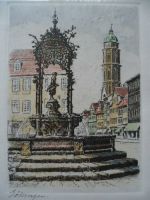 gerahmtes Bild Göttingen Gänselieselbrunnen Brunnen Wahrzeichen Berlin - Reinickendorf Vorschau