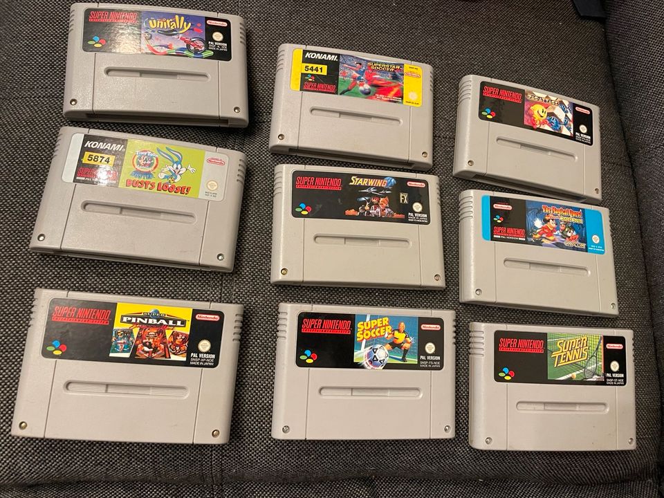 SNES Spiele Super Nintendo in Baesweiler