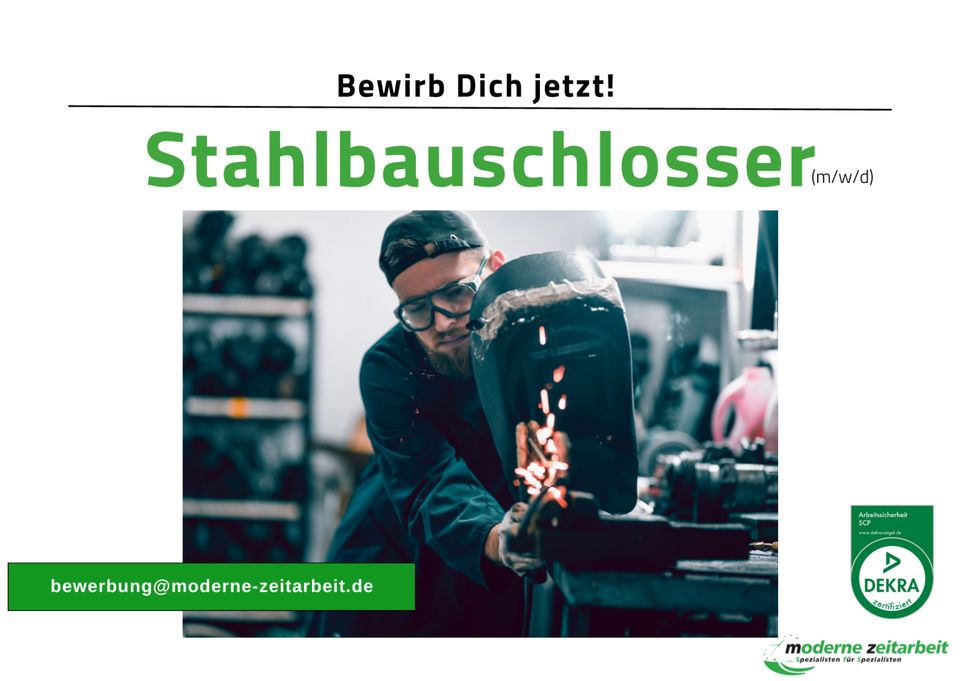 Stahlbauschlosser (m/w/d) aufgepasst! Ab 18 € Stundenlohn! in Rövershagen