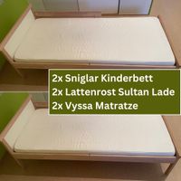 2x Sniglar / Luröy Kinderbett inkl. Zubehör 70 x 120 Zwillinge Bayern - Wilhermsdorf Vorschau