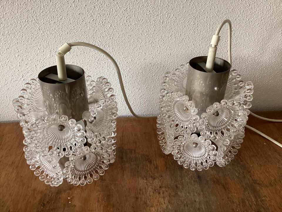 2 kleine Deckenlampen von Sölken 60 er Jahre Blumen Pusteblume in Neu Ulm