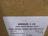 MRE Epa Ration Pack Britische Armeeration 10x OVP Karton Rat Nordrhein-Westfalen - Lengerich Vorschau