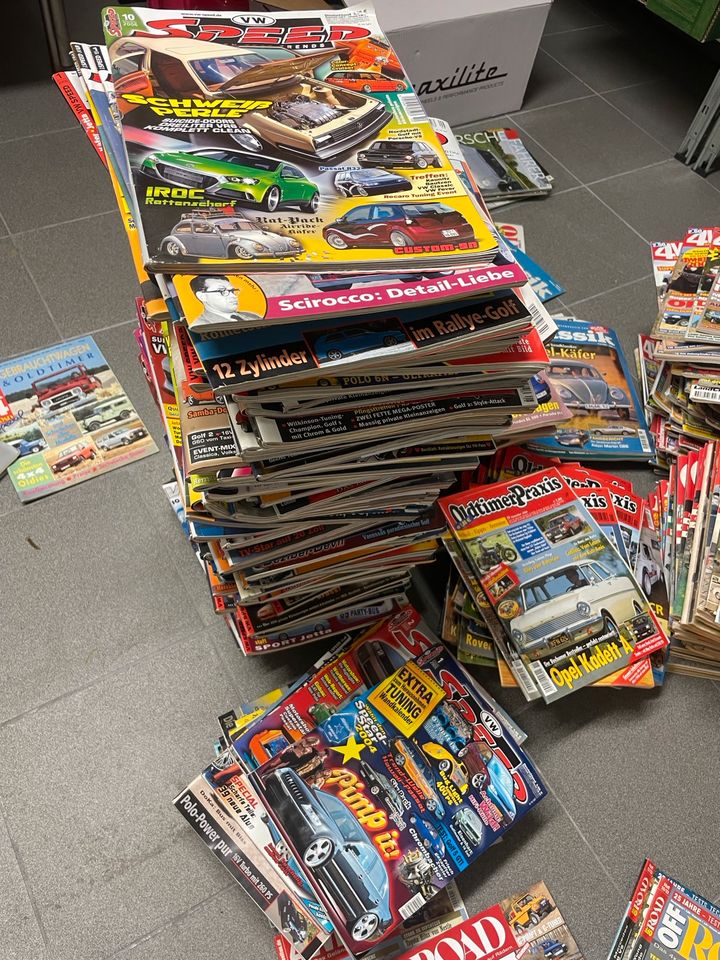 Zeitschriften VW-Scene, WOB, VW-SPEED und viele mehr in Alzey