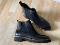 Tamaris 40 Schuhe Stiefeletten Chelsea Boots schwarz ungefüttert Dresden - Briesnitz Vorschau