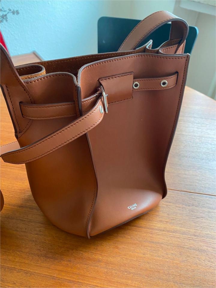Celine big bag bucket with long strap in smooth calfskin hotsell