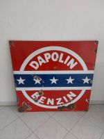 Altes Emaille Schild von Dapolin Benzin 0,97 x 0,97 m Bayern - Georgensgmünd Vorschau