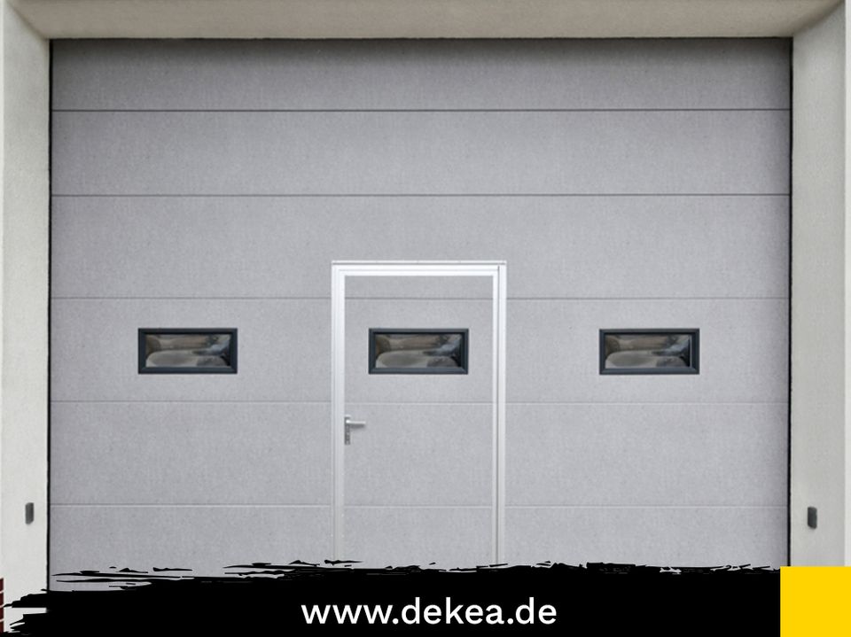 Garagenor Sektionaltor 250 x 200 Goldene Eiche Segmenttor Schwingtor nach Maß Furnier Holzlacke Werkstator Tor für Garage Carport aus Polen GARAGENTOR KONFIGURATOR Rolltor optional mit Antrieb in Dresden