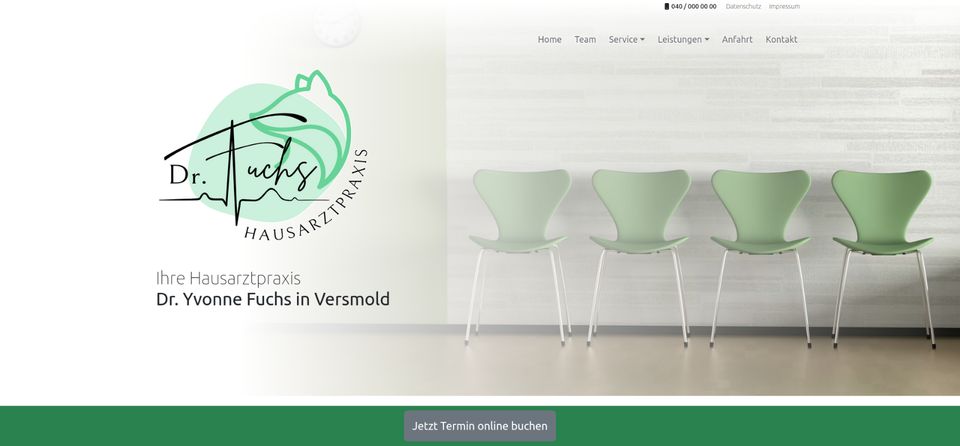 Webdesign für Ärzte - Praxis-Website zum Festpreis in Essen