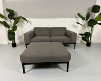 Rolf Benz Freistil Sofa Stoff grau Couch + Hocker Hamburg - Altona Vorschau