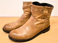 Flache braune Leder - Stiefeletten (Gr.36) Bayern - Lindau Vorschau