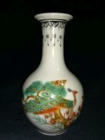 Alte Chinesische Porzellan Vase Bemalt Bodenmarke Mecklenburg-Vorpommern - Schönwalde (Vorpommern) Vorschau