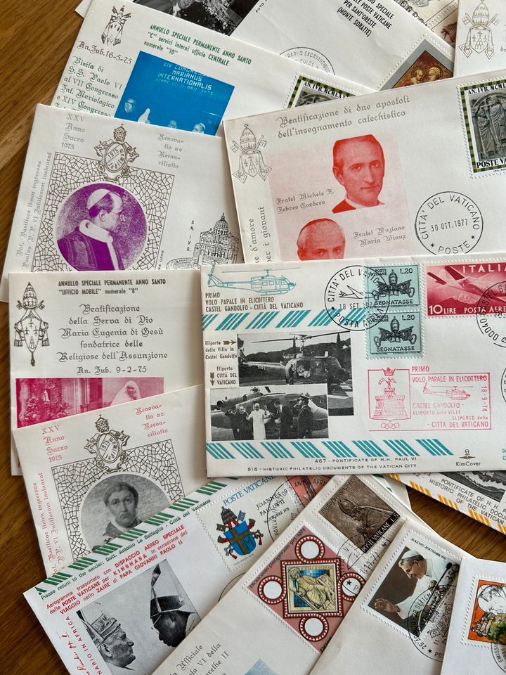 Briefmarken First Day Cover:   Vatikan versch. 1963-1983 je in Randersacker