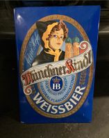 MÜNCHNER KINDL Weissbier Blechschild Antik groß Baden-Württemberg - Bad Säckingen Vorschau