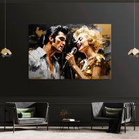 Marilyn Monroe Elvis Presley Wandbild, Acrylglas, Poster Leinwand Stuttgart - Stuttgart-Ost Vorschau