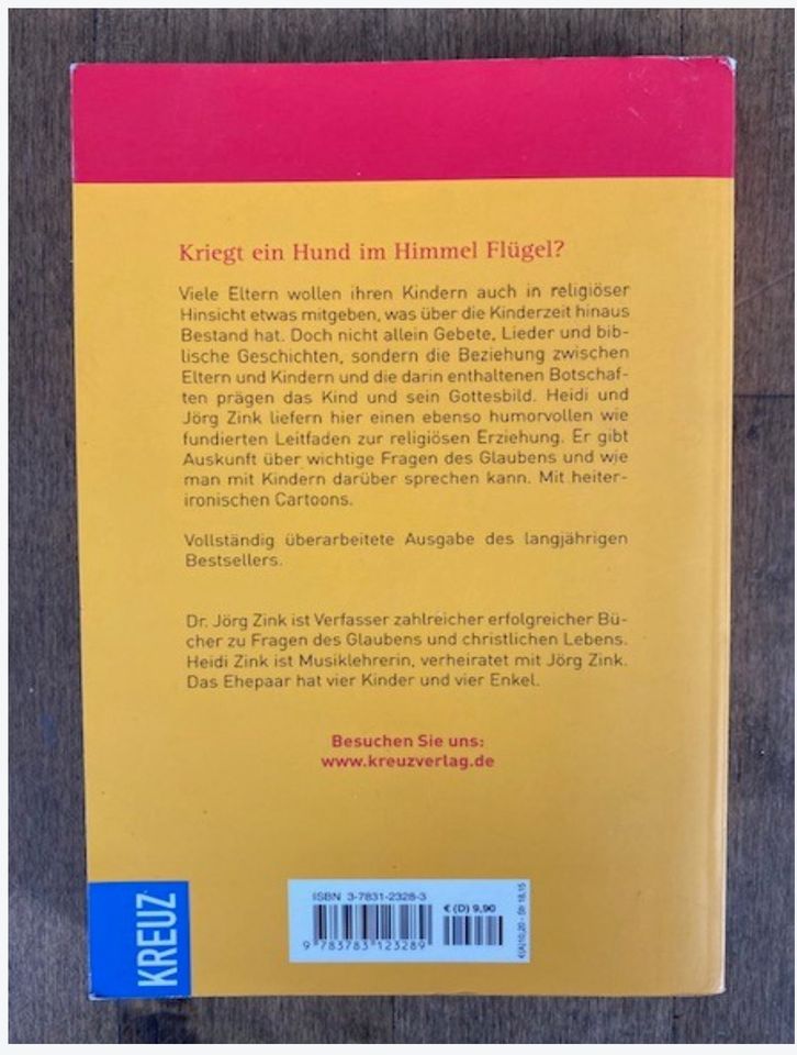 Buch ,Kriegt ein Hund im Himmel Flügel? zur religiösen Erziehung in Wiesloch