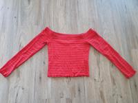 Schulterfreies 3/4 Arm Cropshirt Sachsen - Pirna Vorschau