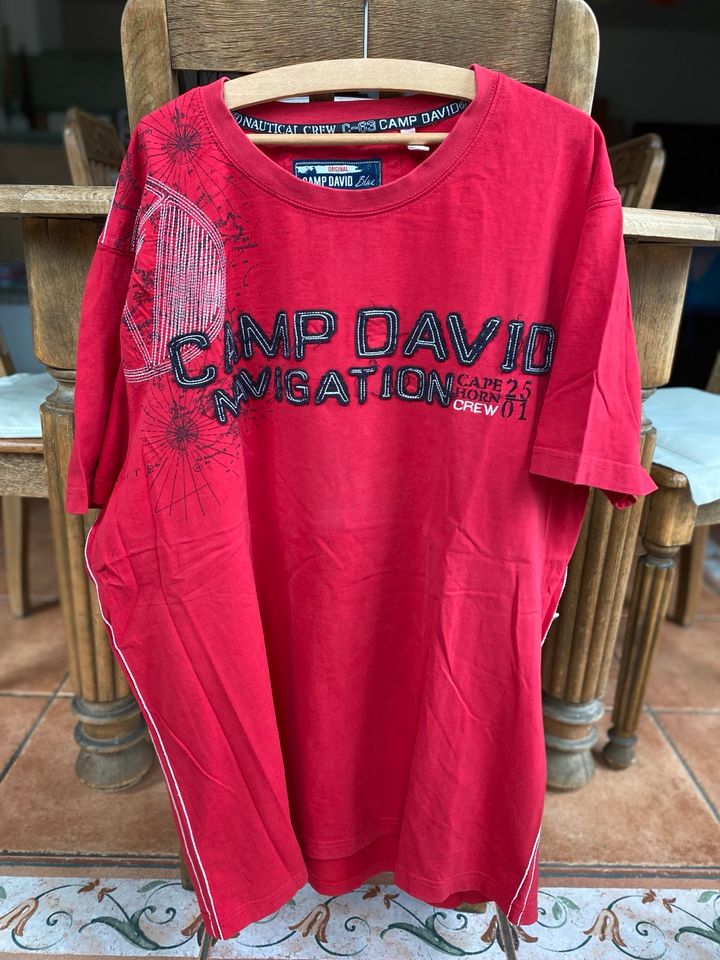 Camp David Herren T-Shirt Gr XXL in Schöne Aussicht, Gem Masburg