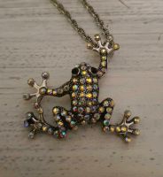 Frosch Silber mit Glitzer mit Kette/ Geschenk Niedersachsen - Hildesheim Vorschau