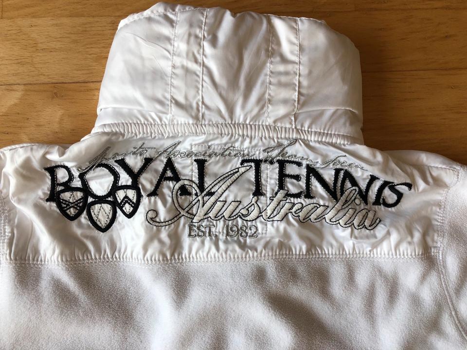 SOCCX Damenjacke Jacke Fleecejacke Tennis Maritim Weiß XL in Schwentinental