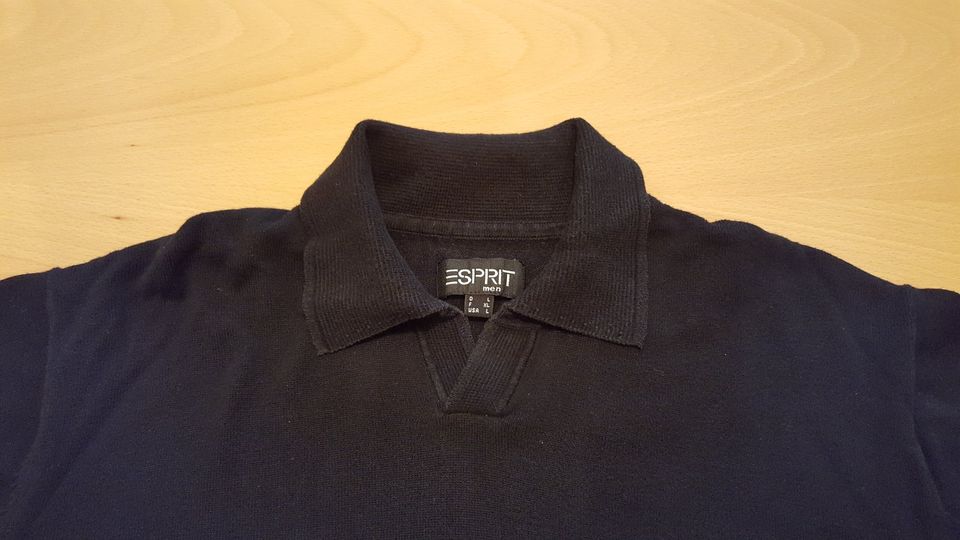 ESPRIT for men Sweatshirt Gr. L Pullover Herren Männer schwarz mi in Nürnberg (Mittelfr)