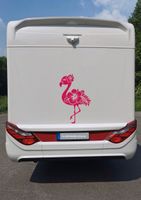 Wohnmobile Wohnwagen Anhänger PKW Aufkleber Flamingo Nordrhein-Westfalen - Beckum Vorschau