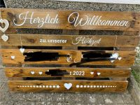 Willkommensschild Hochzeit Saarland - Losheim am See Vorschau