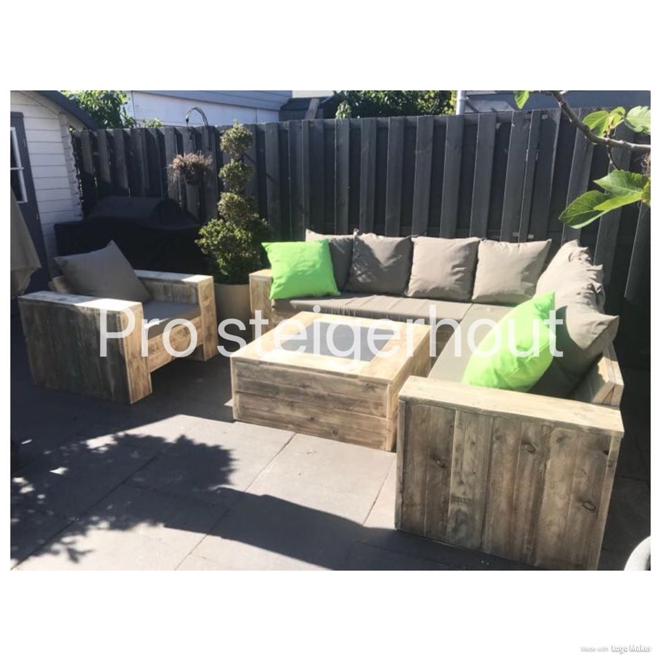 Loungeset Holz Gartenmöbel Gartenset Bank Gartenbank Gartentische in