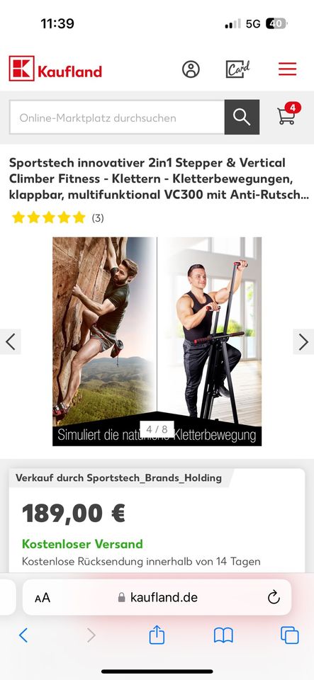 Stepper + Vertical Climber in Stuttgart