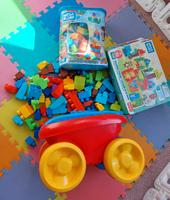 Mega Bloks Wagen/Ziehwagen + 130 Bausteine Niedersachsen - Hildesheim Vorschau