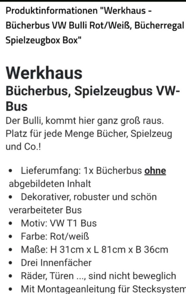 Werkaus Bulli Bücherbus XXL Deerberg Sonderedition ‼️ in Uelzen