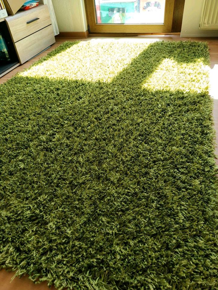 Teppich grün 140 * 200 cm 1,40 * 2,00 m in Gießen
