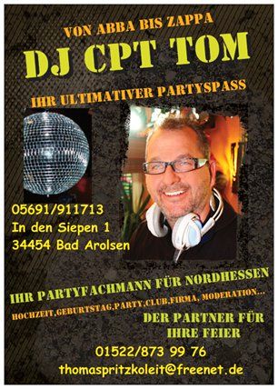 DJ für Hochzeiten, DJ für Geburtstag und Firmenfeier Mobiler DJ in Bad Wünnenberg