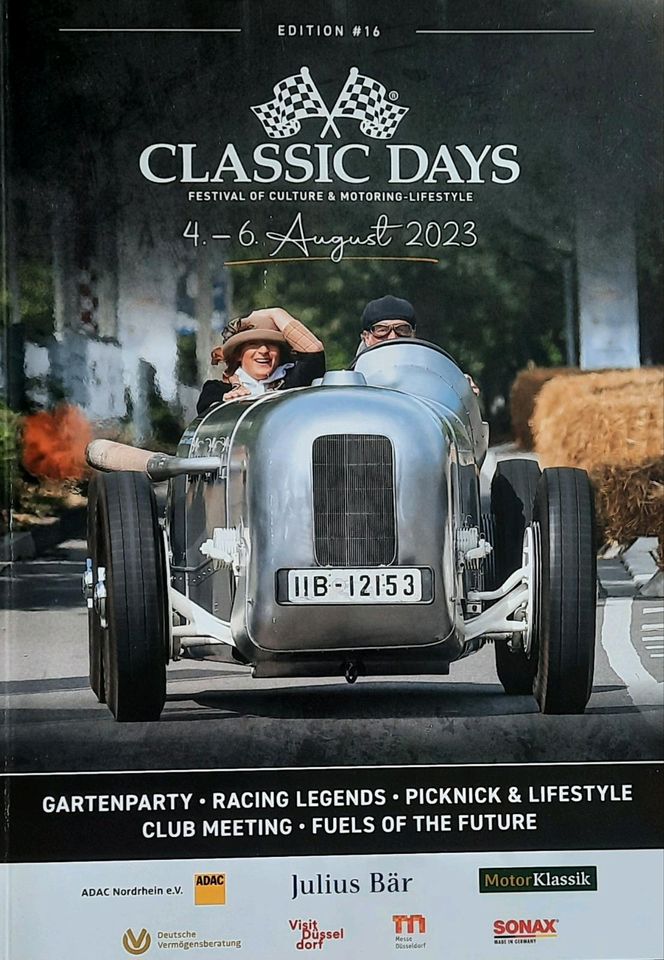 Classic Days Düsseldorf 2023 Programmheft in Willich