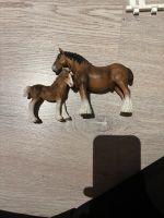 Schleich Shirehorse Hengst und Fohlen Herzogtum Lauenburg - Linau Vorschau