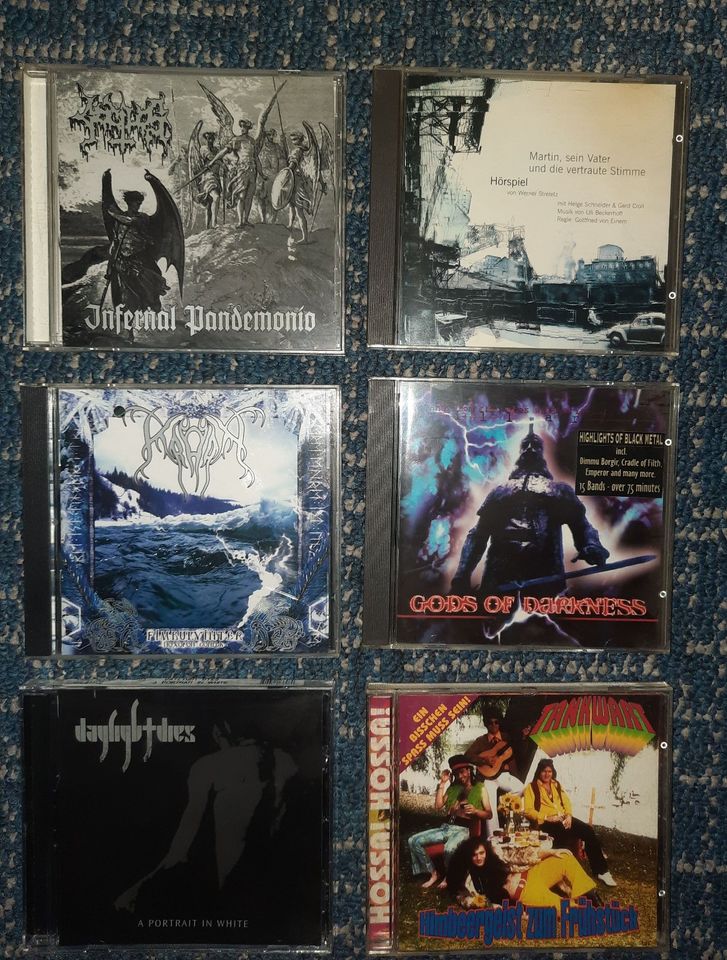 CD's Heavy Metal, Black Metal, Death Metal, Grindcore 3 in Löbau
