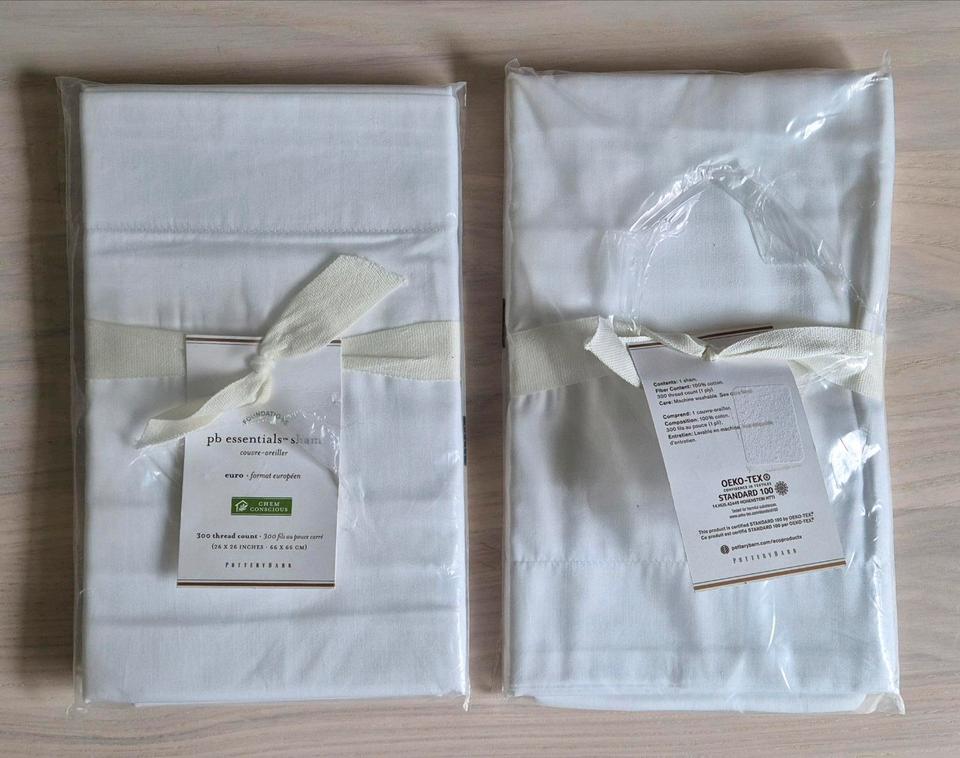 2x Neu Potterybarn Essentials Sham Kissenbezug Kissenbezüge in Sontheim