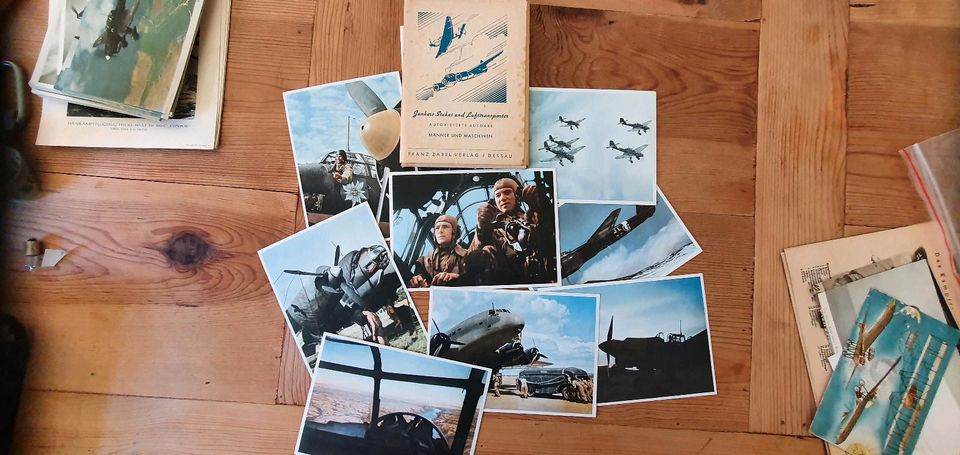 Luftwaffe Wehrmacht Original Bilder Postkarten in Breitenbrunn