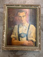 Porträt Gemälde Öl auf Leinwand von 1945 Hessen - Kelkheim Vorschau