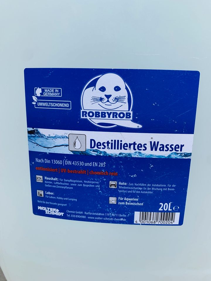 20L Wasserkanister für Trinkwasser - Made in Germany