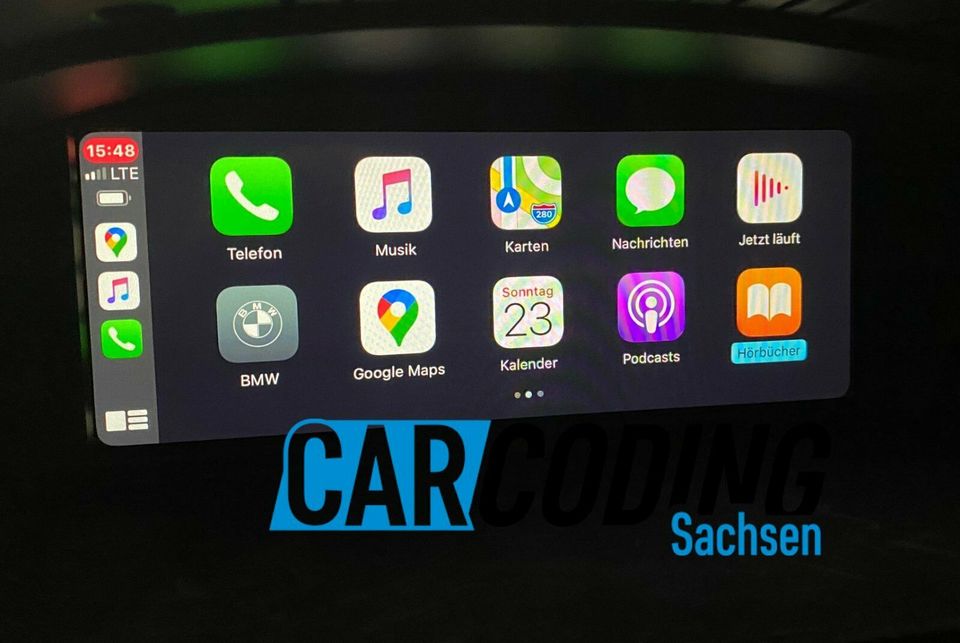 BMW Apple Carplay Aktivierung Fullscreen Vollbild in Puschwitz