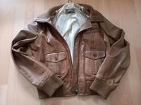Montego Lederjacke Vintage Optik Gr. 40 / Bomberjacke / Cognac Bayern - Traunreut Vorschau
