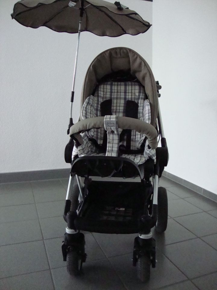 Kinderwagen Teutonia Vario TT inkl. Wanne in Hövelhof