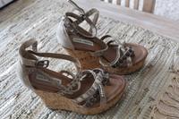 Steve Madden-Sandalen m.Riemchen Plateau mit Nieten+Straß Gr.36 Niedersachsen - Vechelde Vorschau