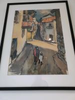 Gemälde Aquarell Ludwig Luis Neu Original Herzogtum Lauenburg - Wentorf Vorschau