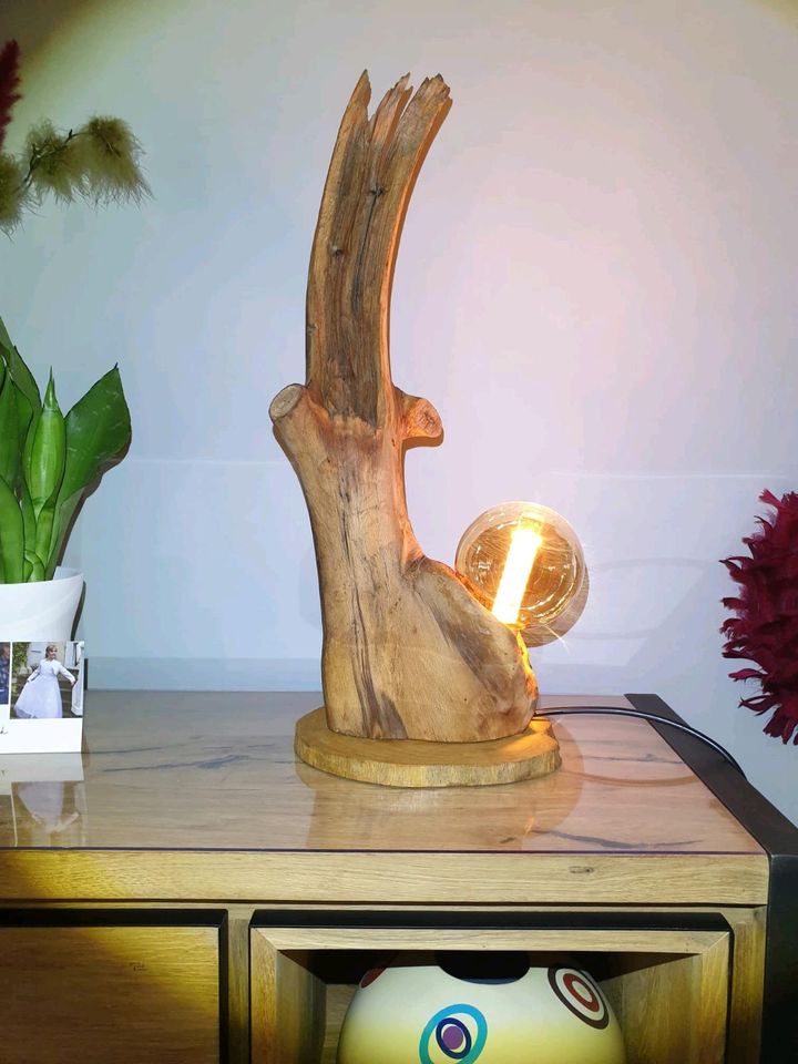 Unikat, Lampe aus Holz, Leuchte in Trier