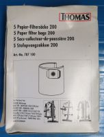 5x Staubsauger Beutel THOMAS 787100 787 100 Papierfiltersack 200 Hessen - Bad Hersfeld Vorschau